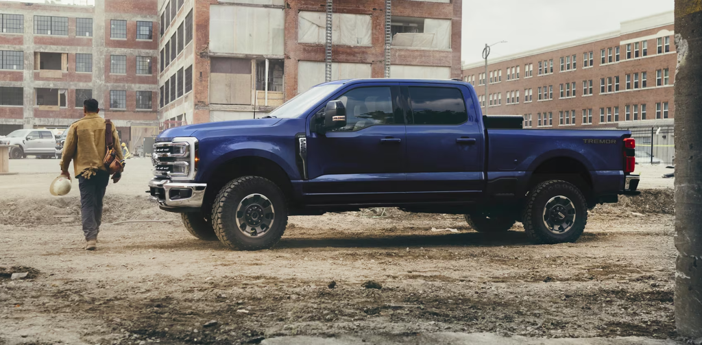2026 Ford F-250 parked on worksite