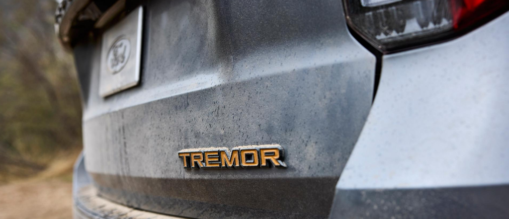 2026 Ford Explorer Tremor logo on Explorer