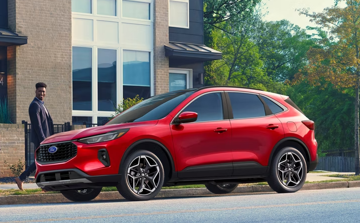 Red 2026 Ford Escape Hybrid