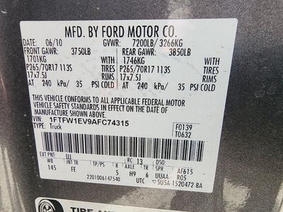 2010 Ford F-150 XLT