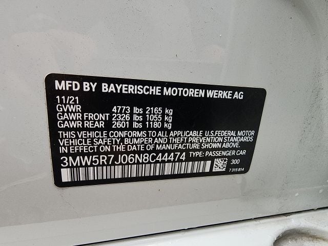 2022 BMW 3 Series 330i xDrive