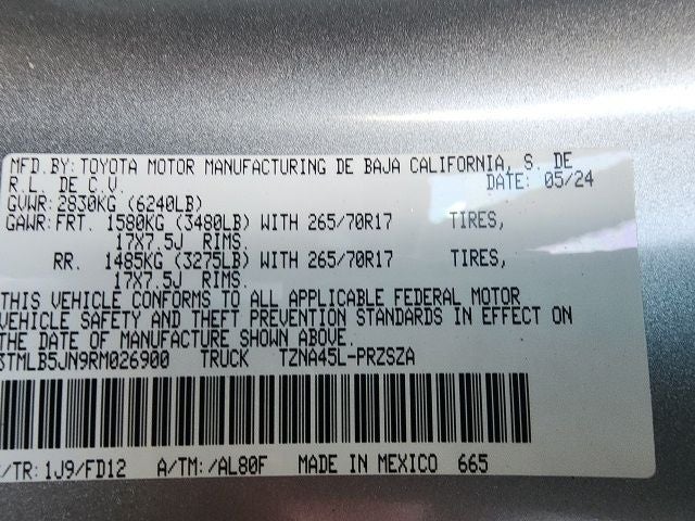 2024 Toyota Tacoma TRD Off-Road