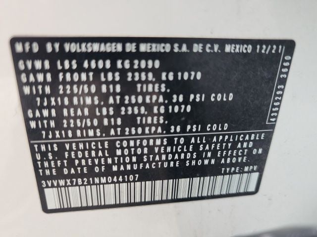 2022 Volkswagen Taos 1.5T SE